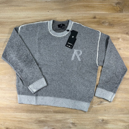 Represent Laurel Knit Sweater in Sun Fade Grey