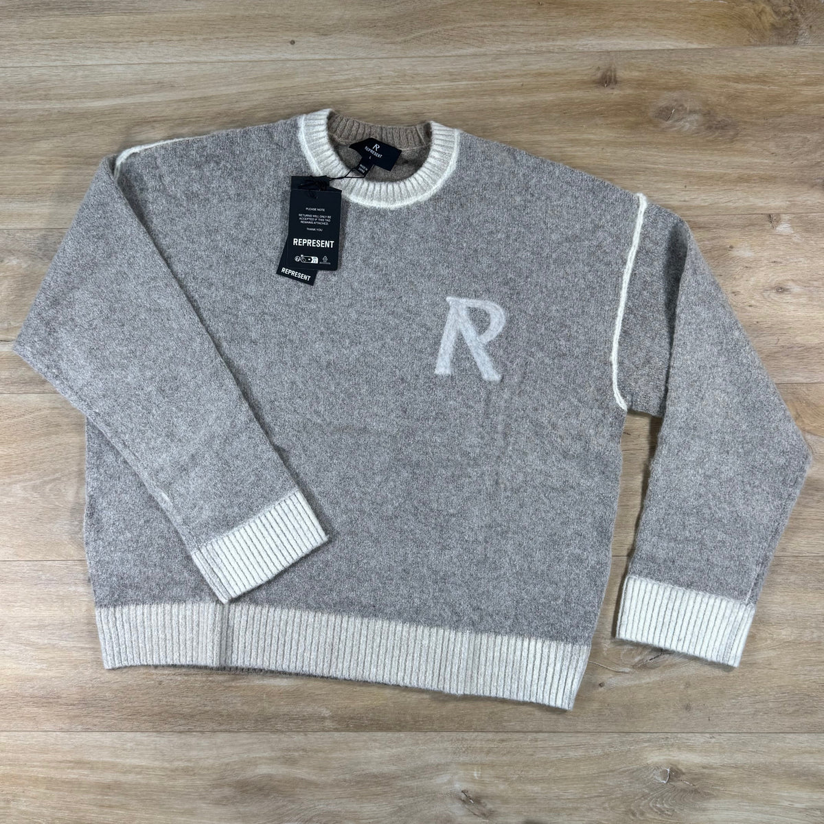 Represent Laurel Knit Sweater in Latte