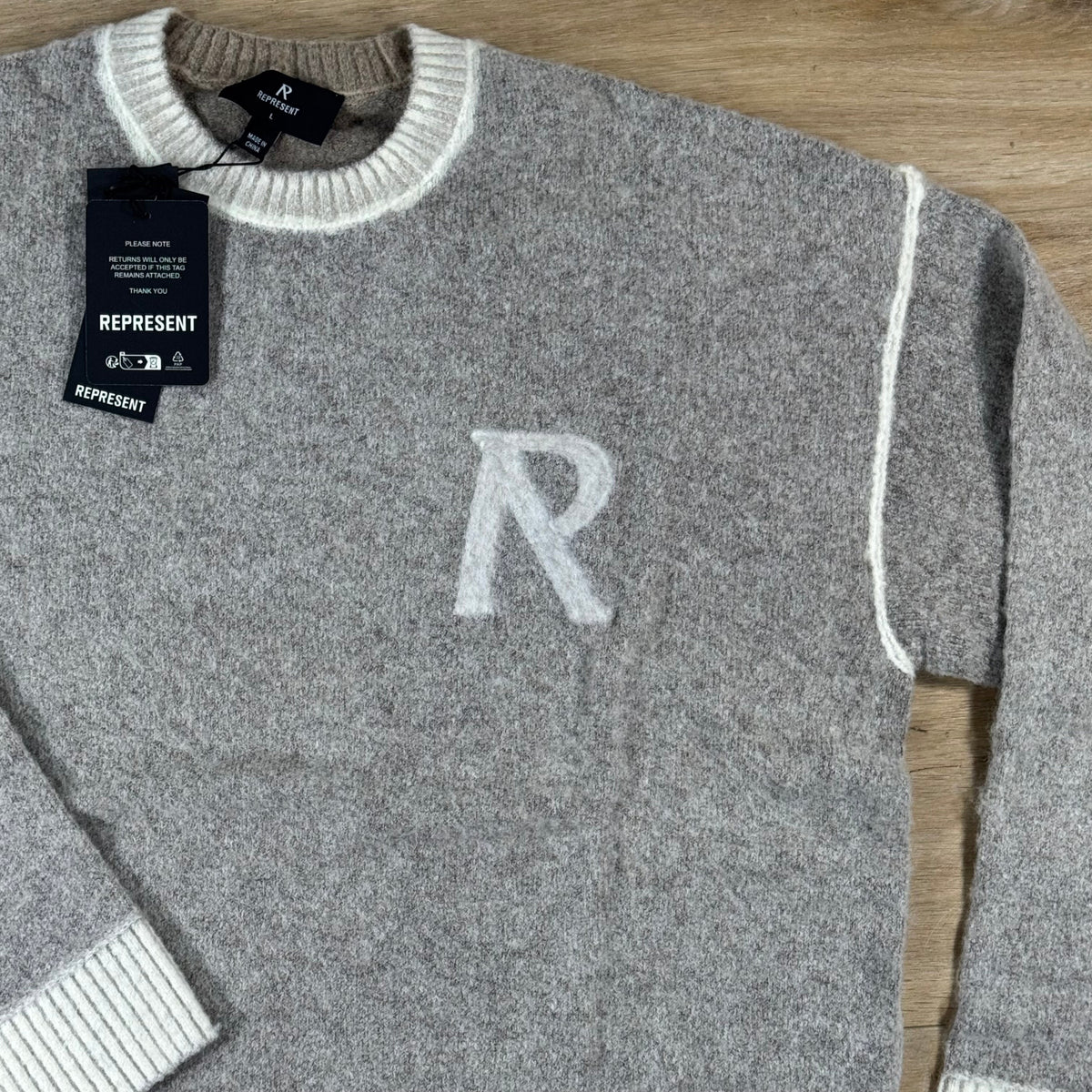 Represent Laurel Knit Sweater in Latte