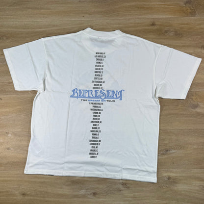 Represent Golden Tour T-Shirt in Flat White