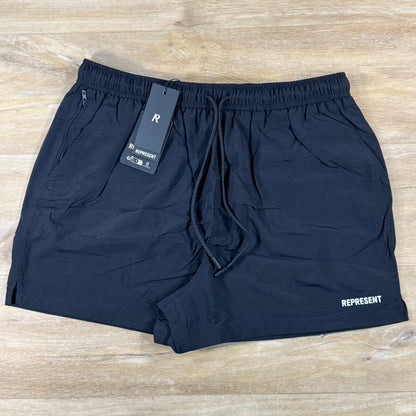 Represent Swim Short in Jet Black