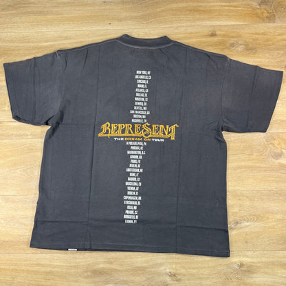 Represent Golden Tour T-Shirt in Sun Fade Grey