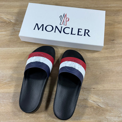 Moncler Basile Slides in Black
