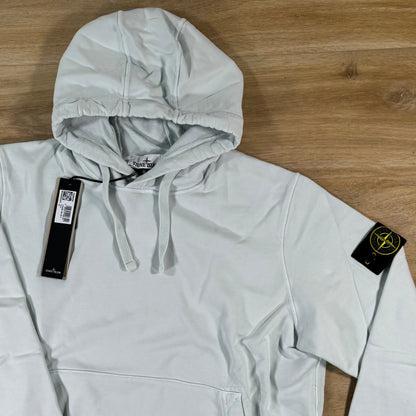 Stone Island Pullover Fleece Hoodie in Sky Blue