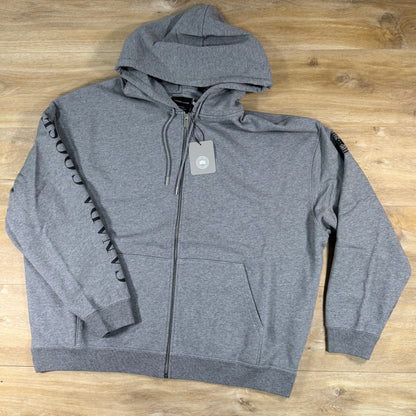 Canada Goose Rove Full-Zip Graphic Hoodie in Stone Heather