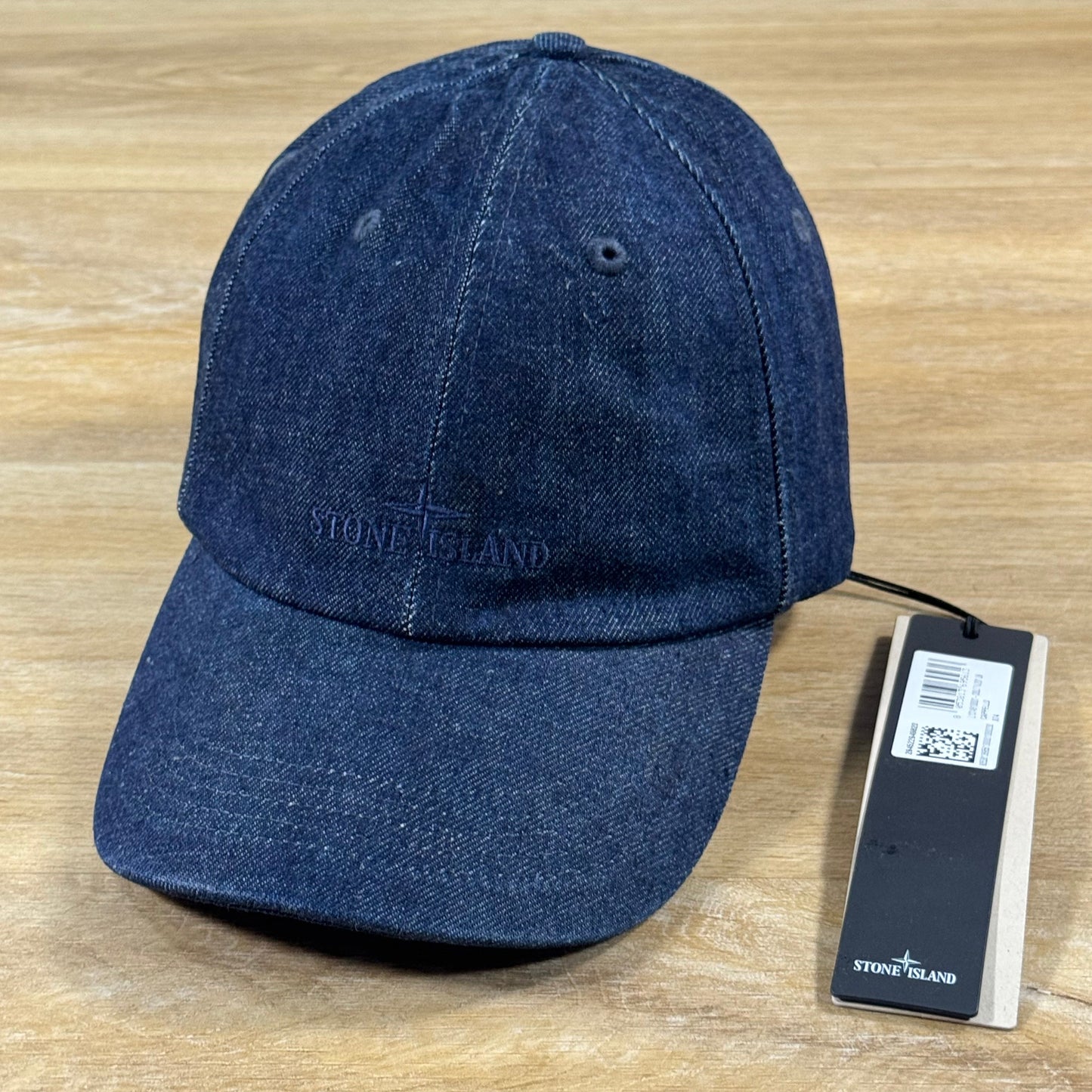 Stone Island Indigo Denim-Rinsed Cap in Blue Rinse