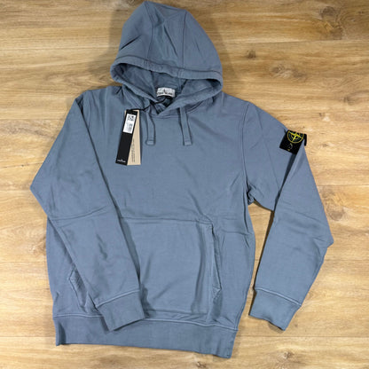 Stone Island Pullover Fleece Hoodie in Avio Blue