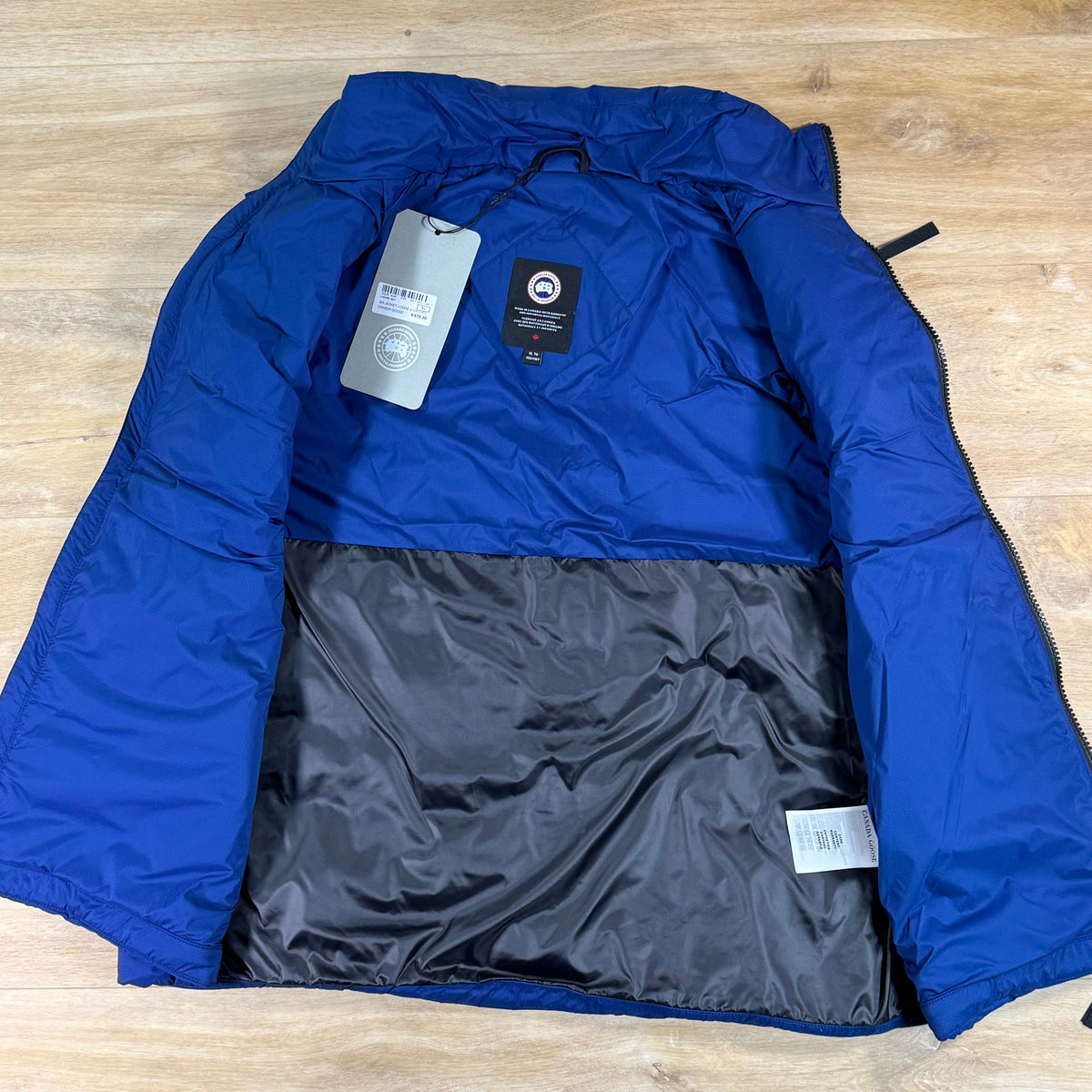 Canada Goose Lodge Vest Black Disc in Oxford Navy