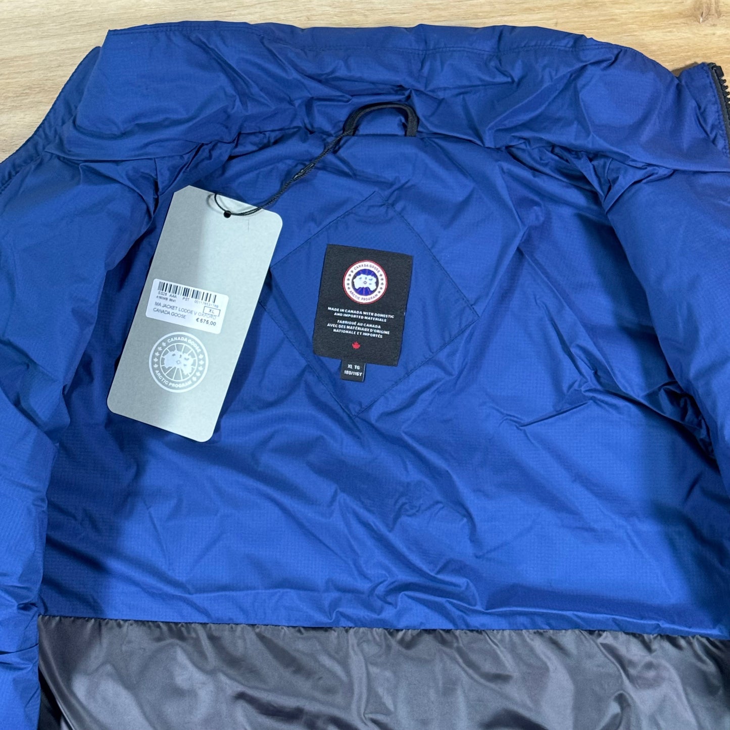 Canada Goose Lodge Vest Black Disc in Oxford Navy