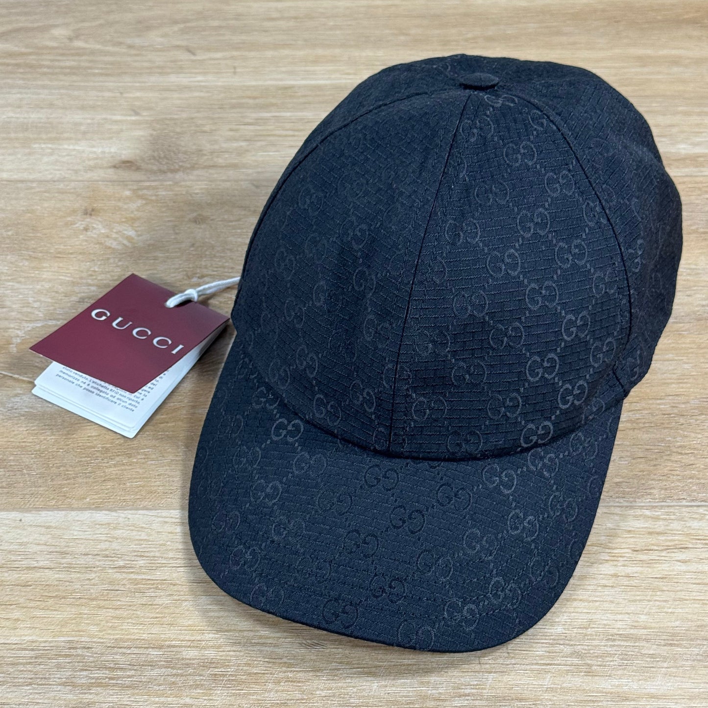 Gucci GG Ripstop Baseball Hat in Black