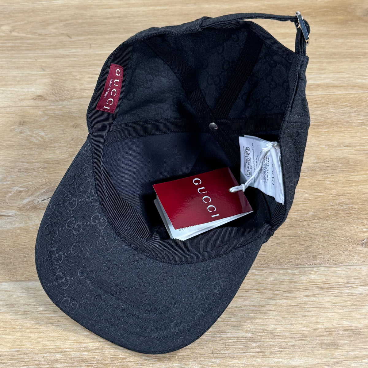 Gucci GG Ripstop Baseball Hat in Black