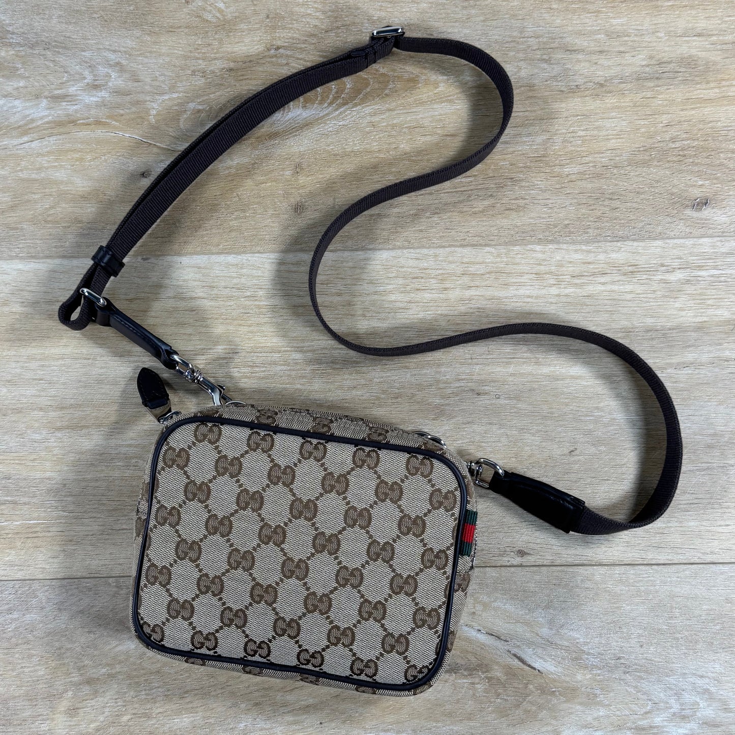 Gucci Mini GG Canvas Bag in Beige