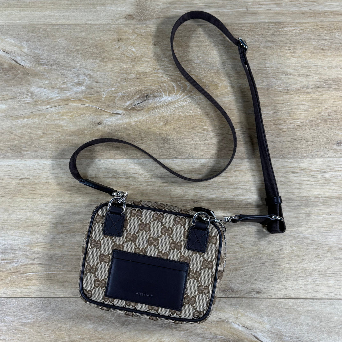 Gucci Mini GG Canvas Bag in Beige