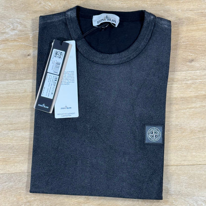 Stone Island Reflective Garment Lamination T-Shirt in Black
