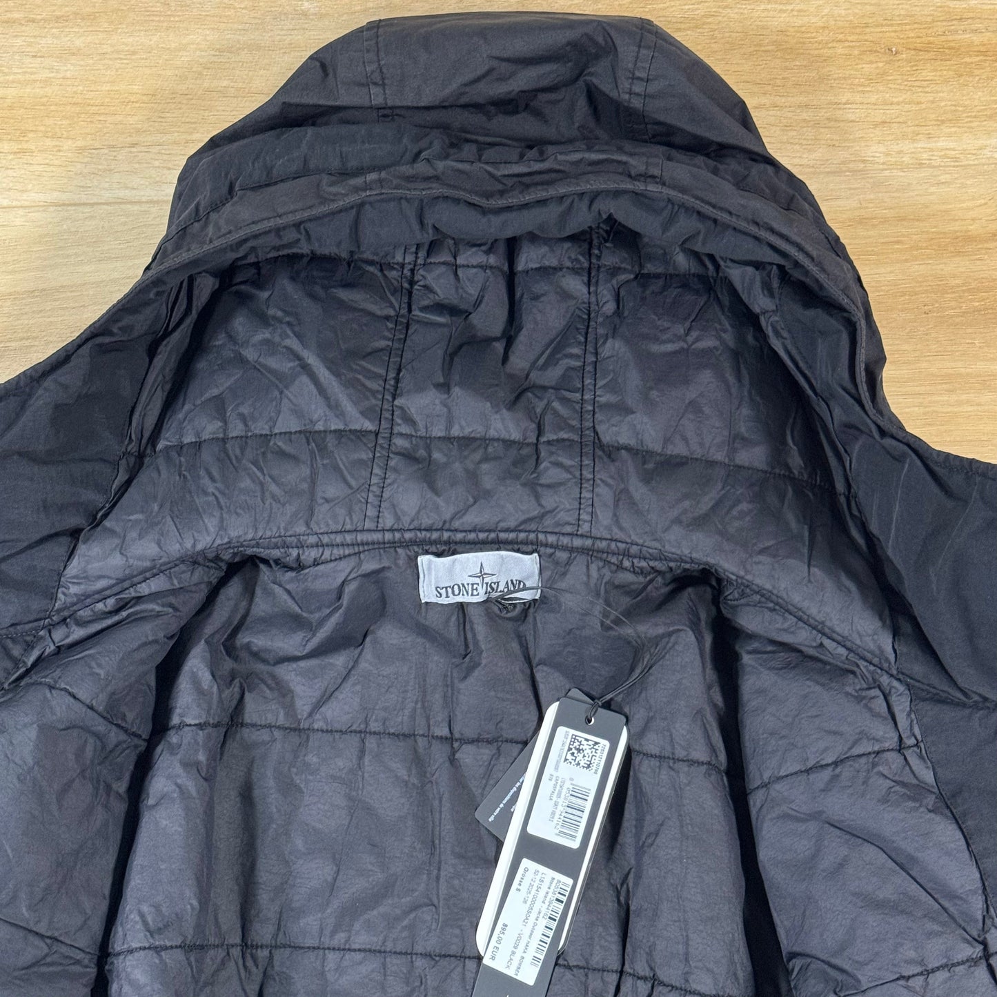 Stone Island Membrana 3L TC Padded Jacket in Black