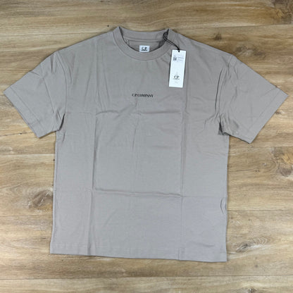 C.P. Company 30/1 Jersey Logo T-Shirt in Dove