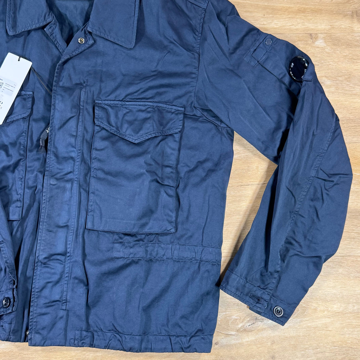 C.P. Company Raso Cinque Lens Overshirt in Midnight Navy