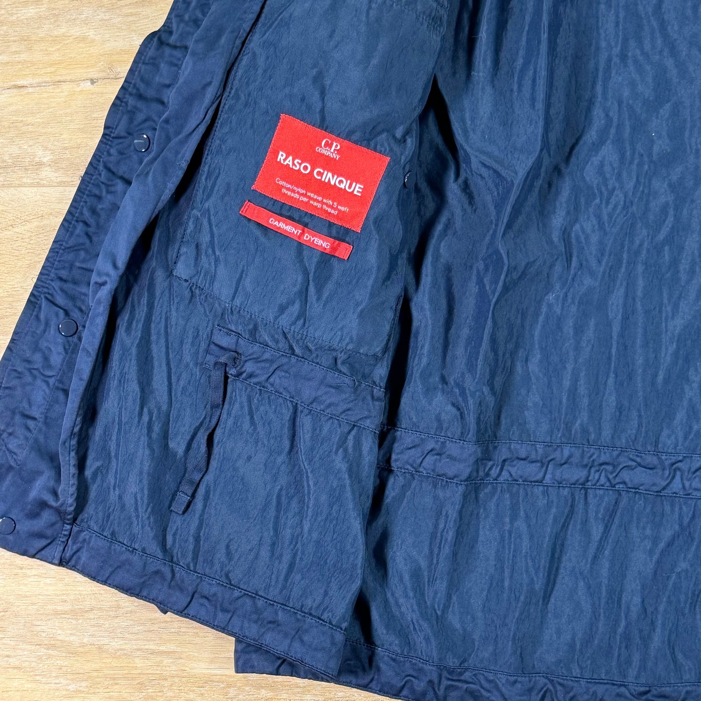C.P. Company Raso Cinque Lens Overshirt in Midnight Navy