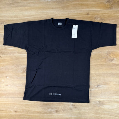 C.P. Company 1020 Jersey Stencil T-Shirt in Black