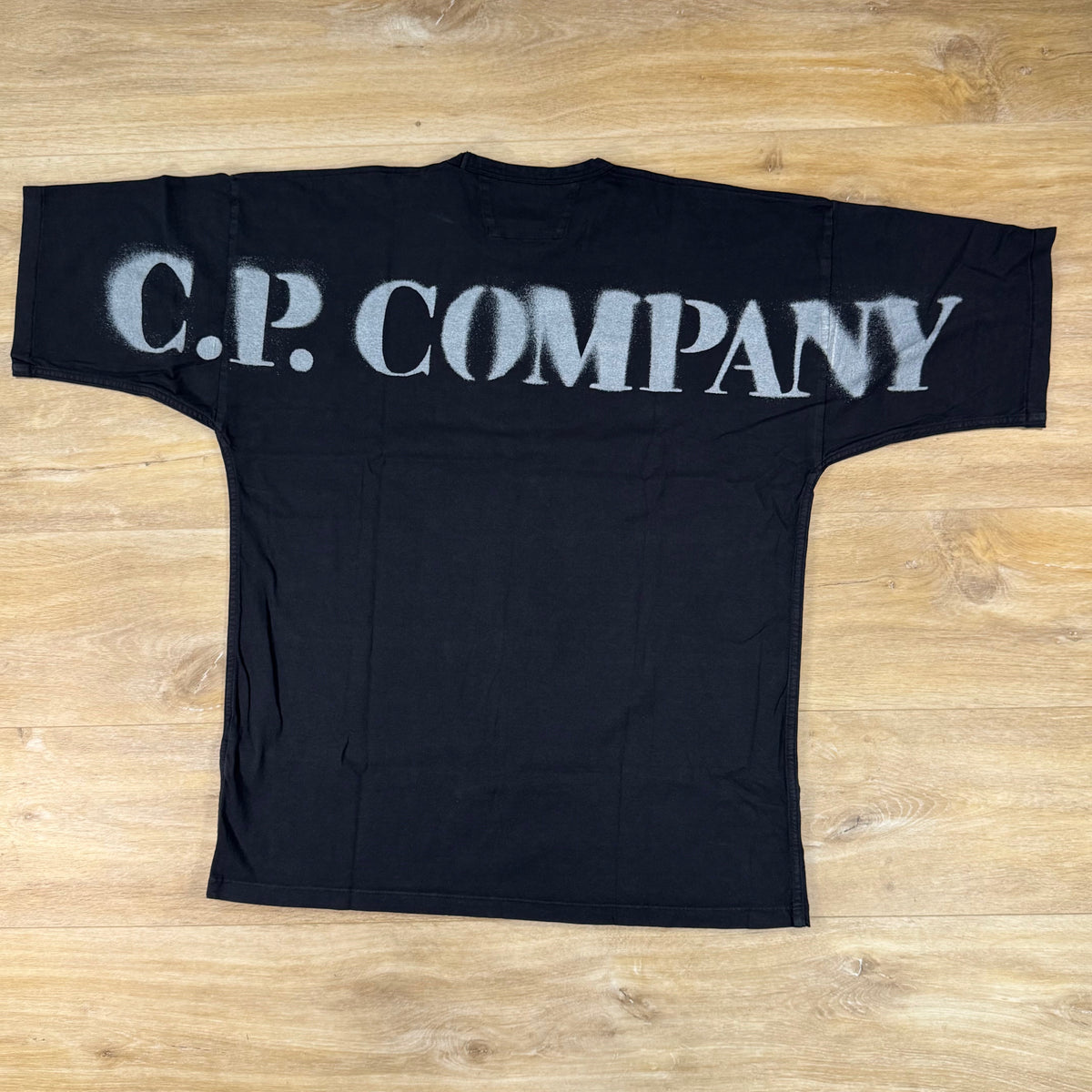 C.P. Company 1020 Jersey Stencil T-Shirt in Black