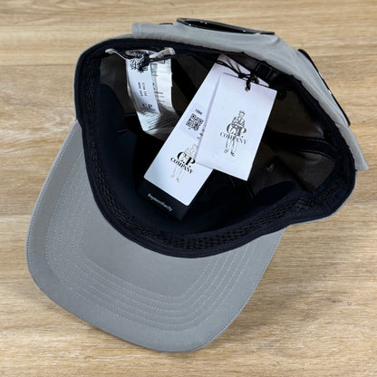C.P. Company Chrome-R Goggle Cap in Dove