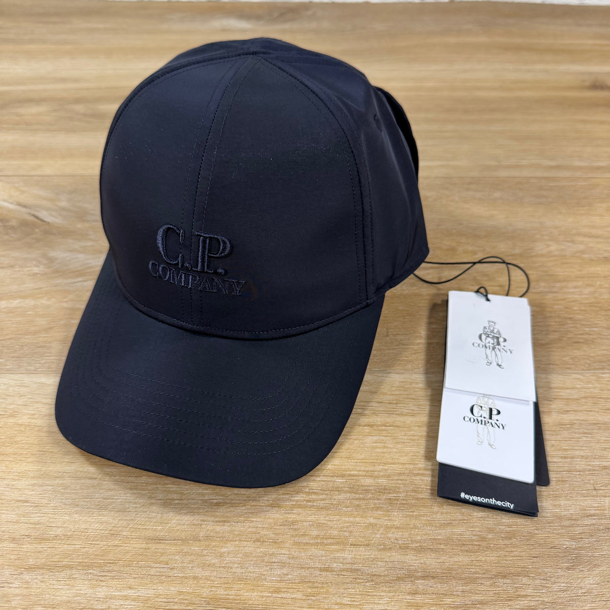 C.P. Company Chrome-R Goggle Cap in Navy