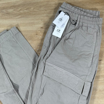 C.P. Company Micro-Reps Boxy Lens Pants in Dove