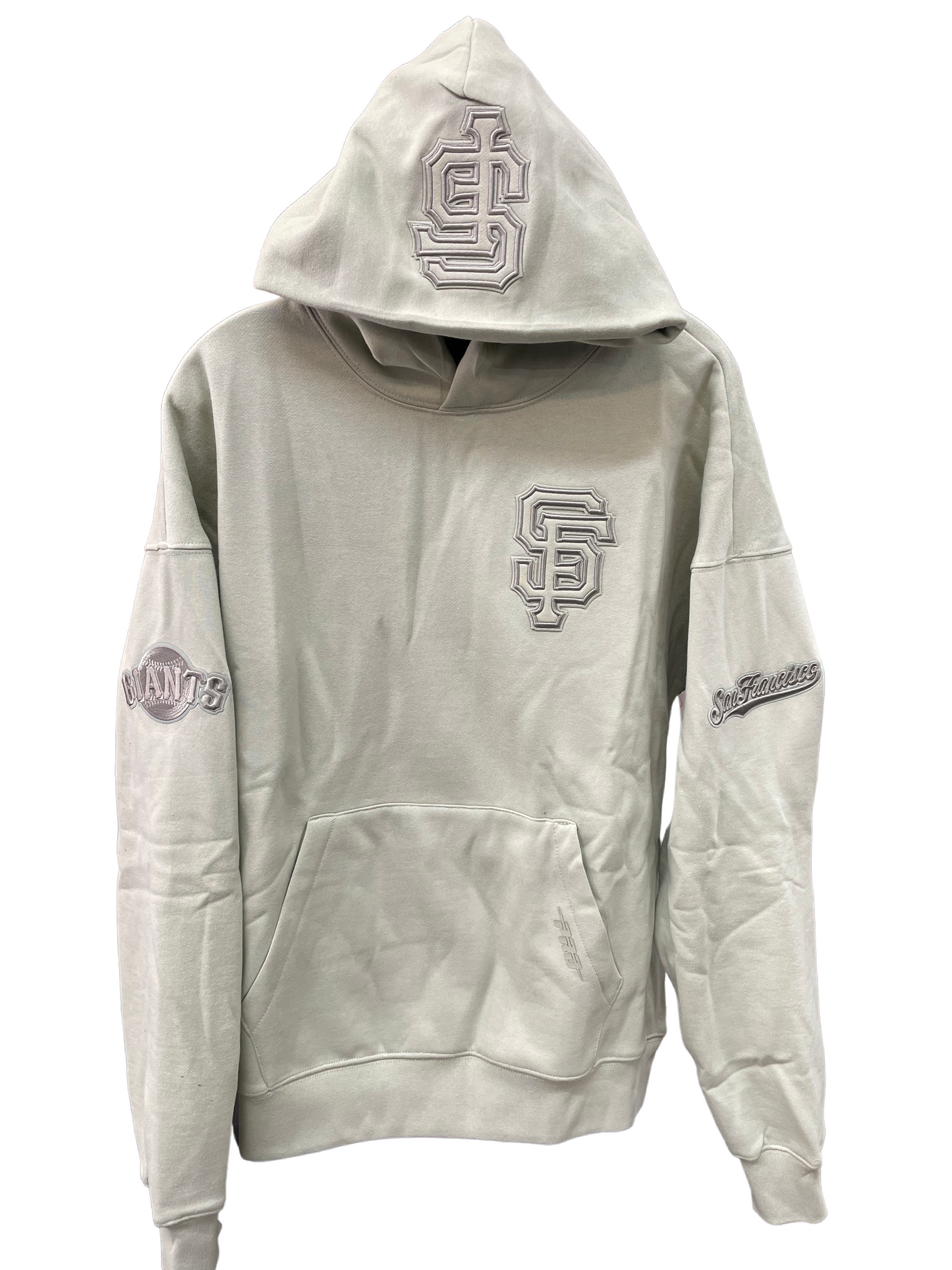 Pro Standard San Francisco Giants Neutral Drop Hoodie-Moss