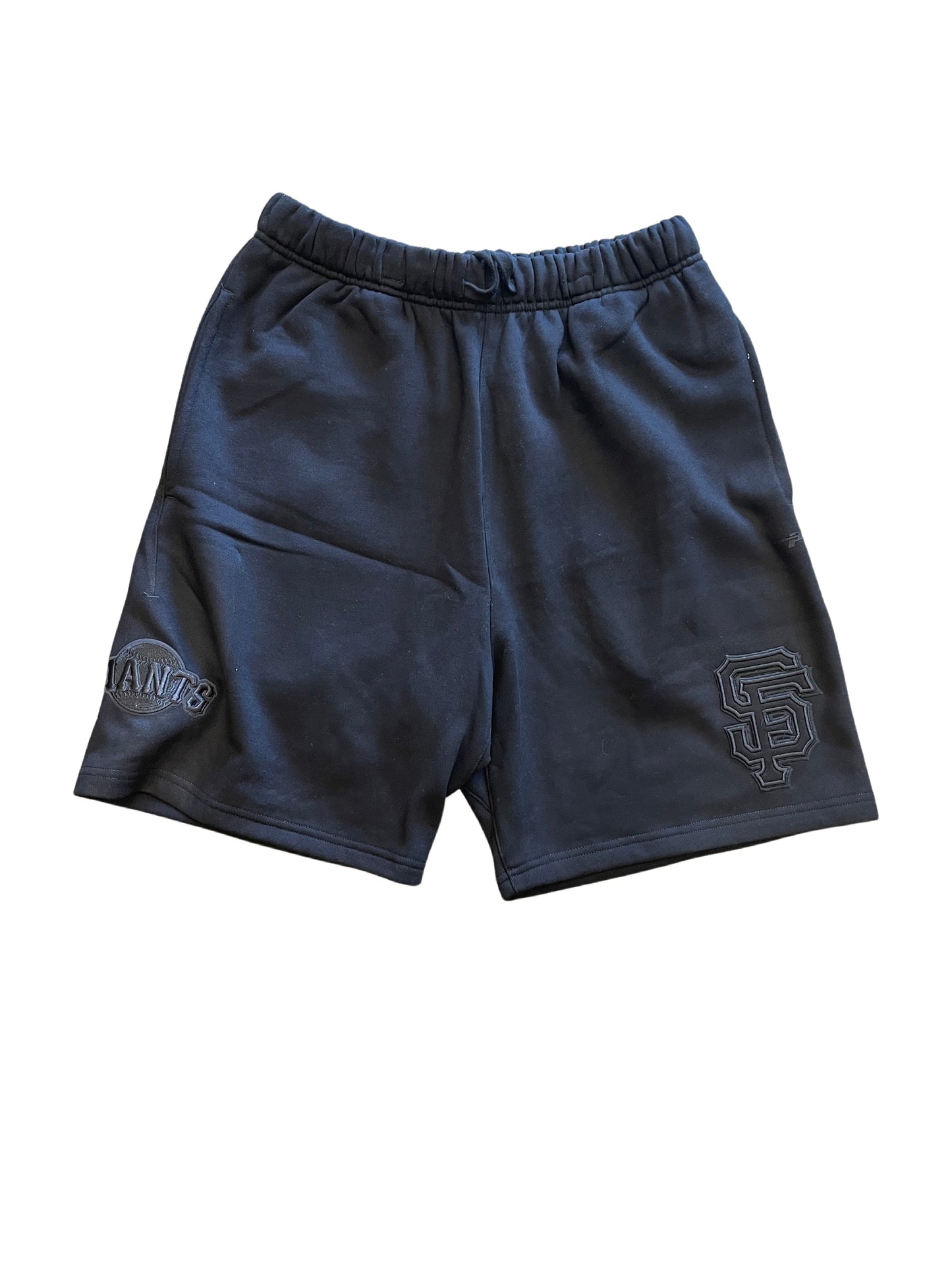 PRO STANDARD SAN FRANCISCO GIANTS FLEECE NEUTRAL SHORTS-BLACK