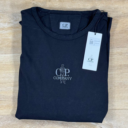 C.P. Company 1020 Jersey Embroidery T-Shirt in Black