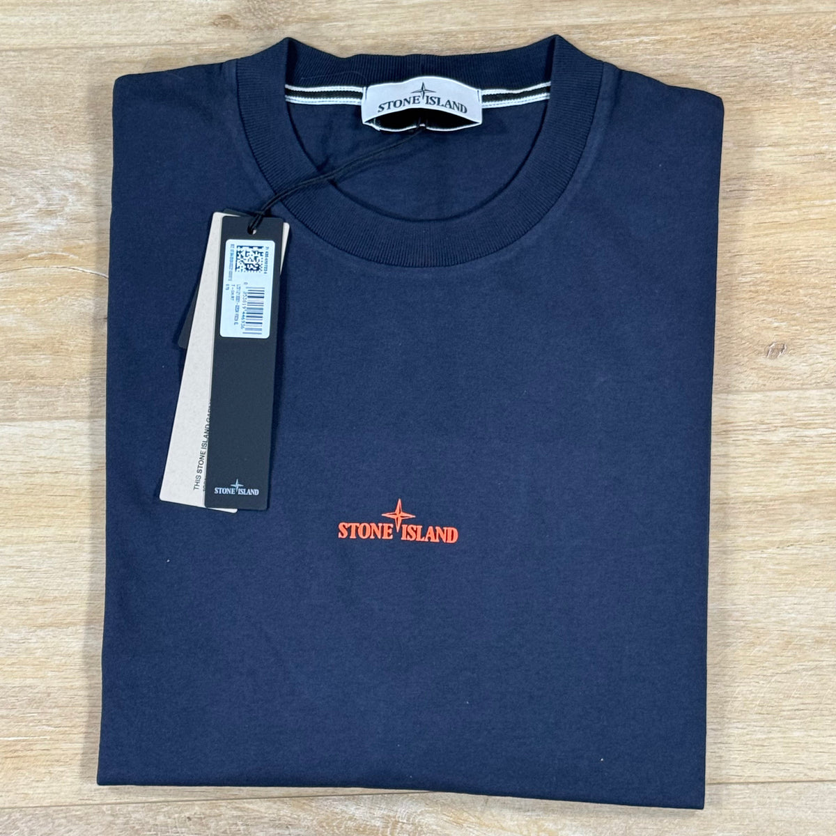 Stone Island 'Desert' Print T-Shirt in Navy