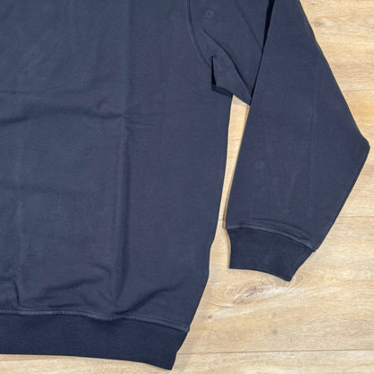 Stone Island Ghost Stretch Cotton Fleece Crewneck Sweatshirt in Black