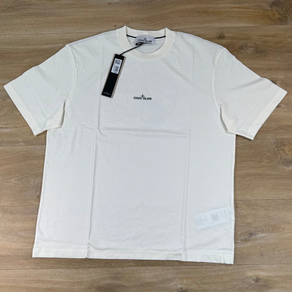 Stone Island 'Desert' Print T-Shirt in Ivory