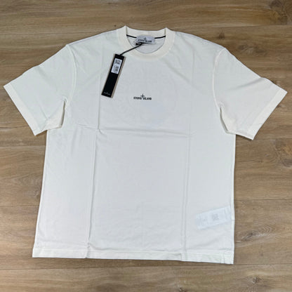 Stone Island 'Desert' Print T-Shirt in Ivory