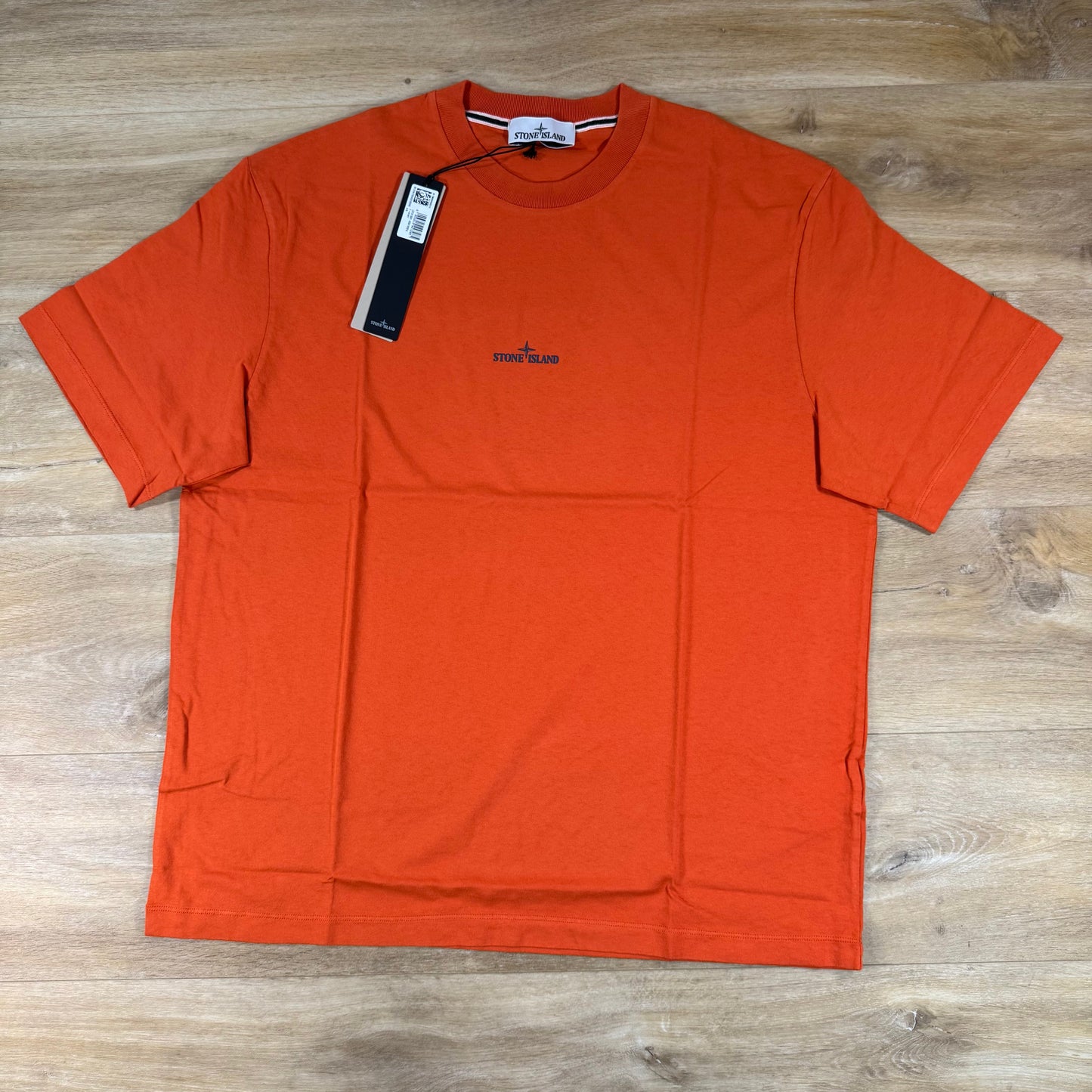 Stone Island 'Desert' Print T-Shirt in Burnt Orange