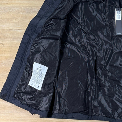 Stone Island Crinkle Reps NY Hooded Jacket in Black