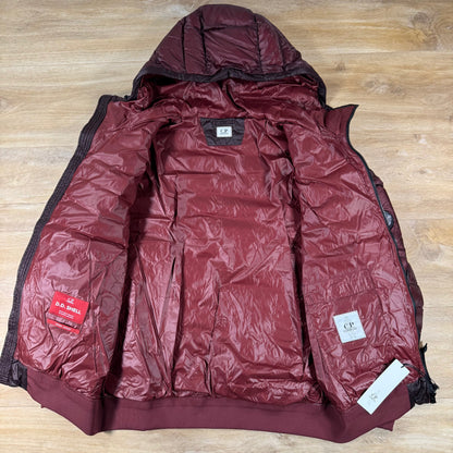 C.P. Company D.D. Shell Hooded Lens Down Jacket in Andorra - Red