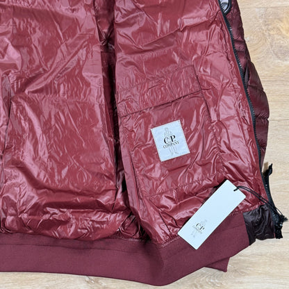 C.P. Company D.D. Shell Hooded Lens Down Jacket in Andorra - Red