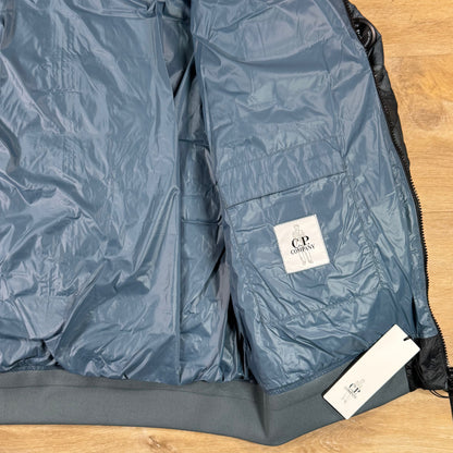 C.P. Company D.D. Shell Hooded Lens Down Jacket in Orion Blue