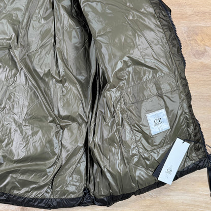 C.P. Company D.D. Shell Lens Puffer Jacket in Ivy Green
