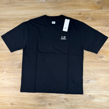 C.P. Company 30/1 Jersey British Sailor T-Shirt in Black