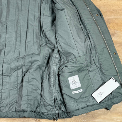 C.P. Company T-Flatt Padded Goggle Jacket in Castor Grey