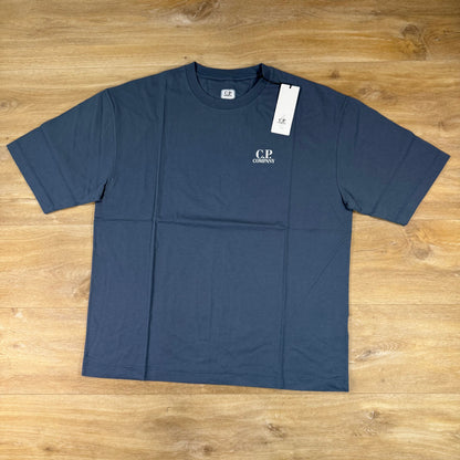 C.P. Company 30/1 Jersey British Sailor T-Shirt in Orion Blue