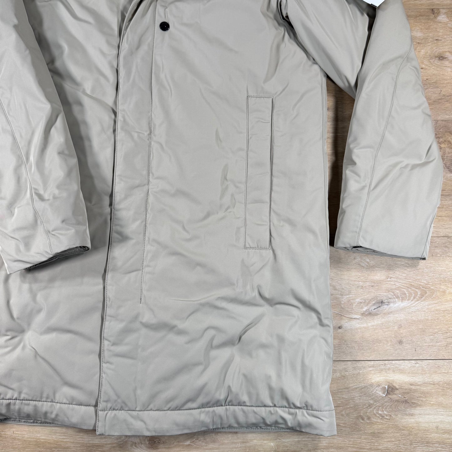 Stone Island Micro Twill Padded Car Coat in Desert