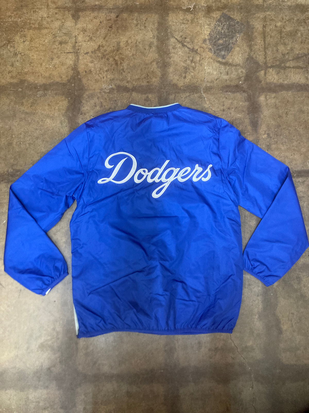 Los Angeles Dodgers 49ERS G-III Home Team V-Neck Pullover - Blue/Grey/White