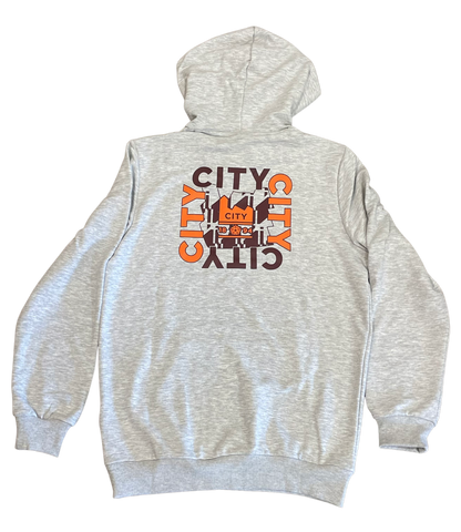 Puma Men's Manchester City FtblCore Hoodie-Grey