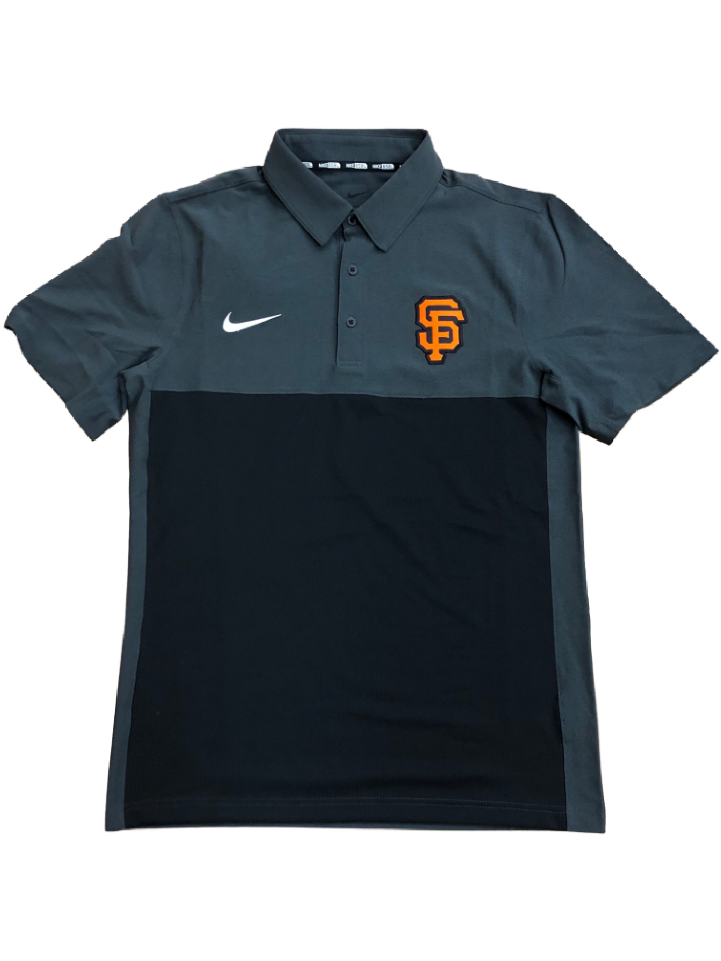 NIKE SAN FRANCISCO GIANTS POLO -GREY/BLACK