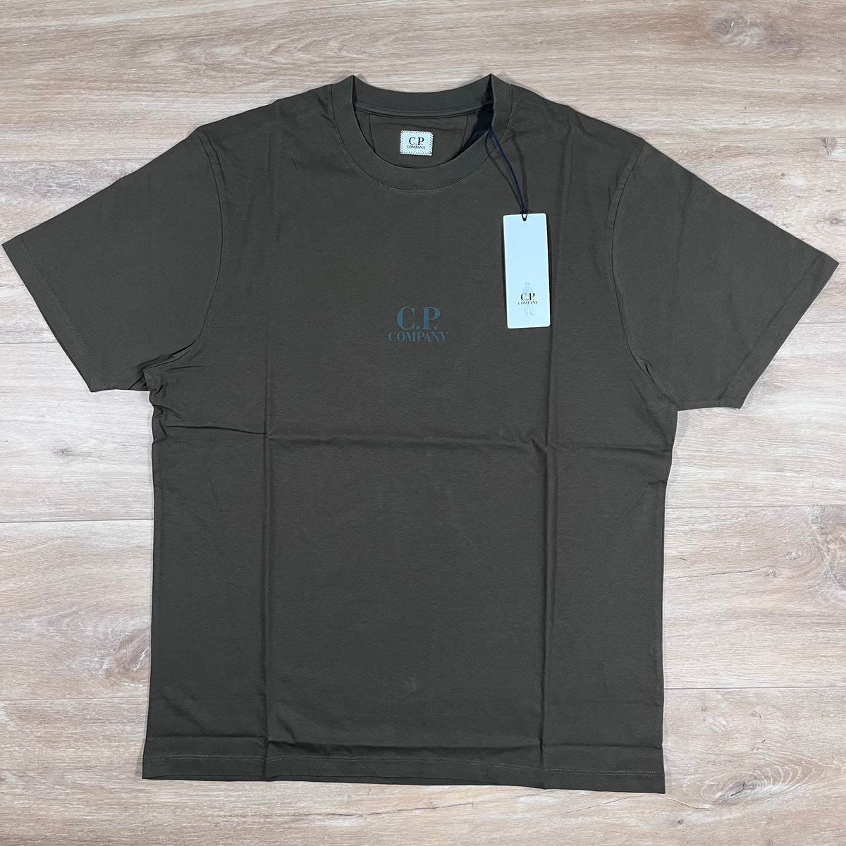 C.P. Company 30/1 Jersey British Sailor T-Shirt in Ivy Green
