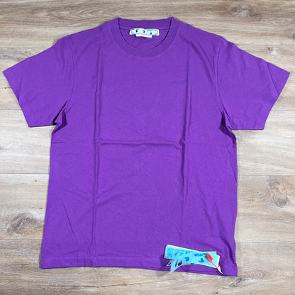 Off-White Diagonal Tab T-Shirt in Purple