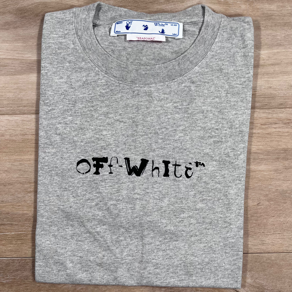 Off-White Faces T-Shirt in Grey